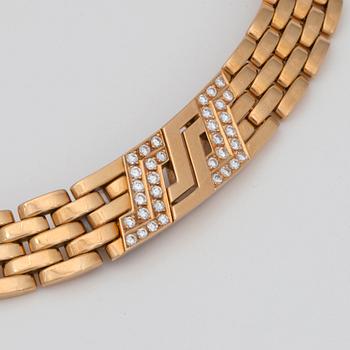 A circa 2.50ct brilliant-cut diamond necklace signed Cartier.