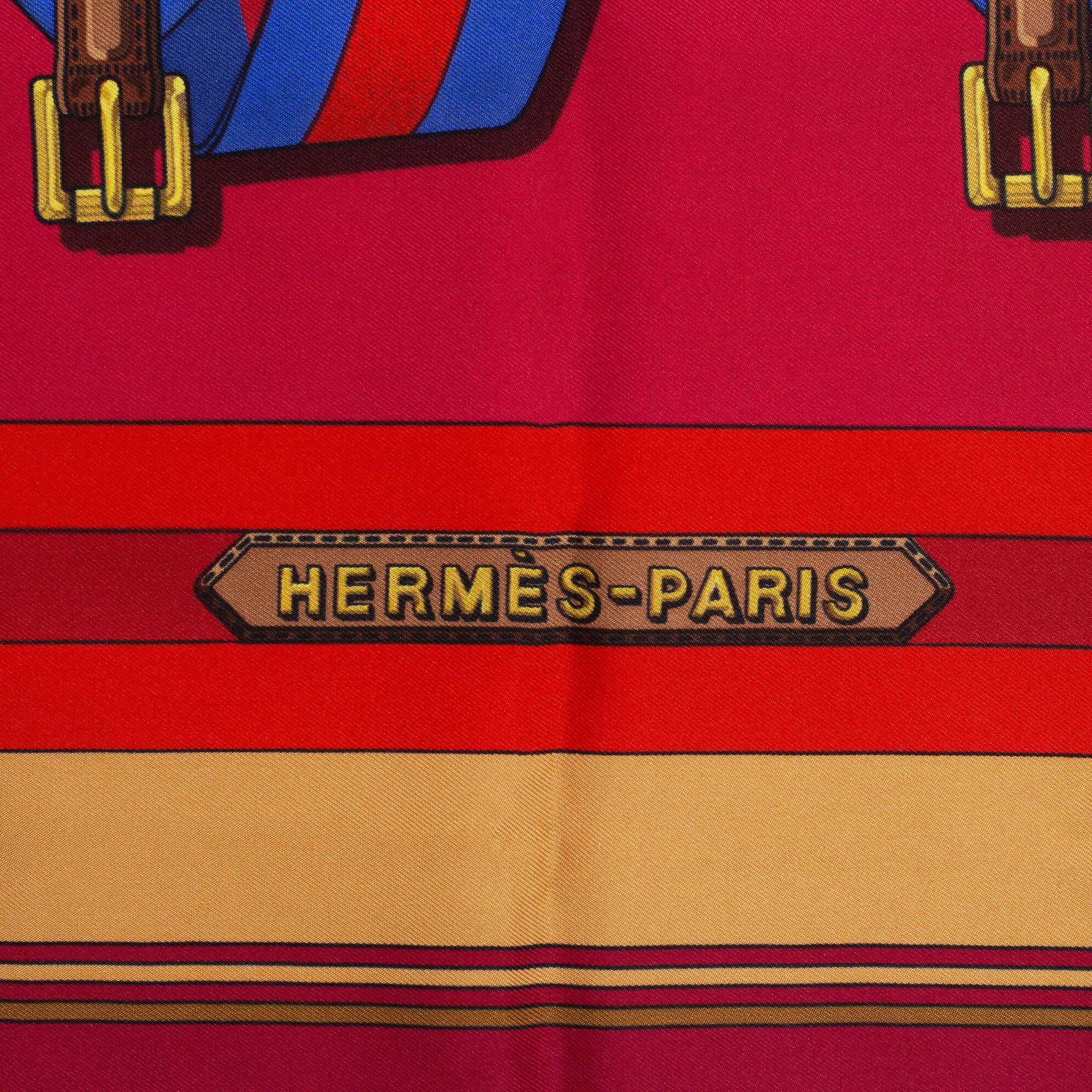 Hermès, scarf, "Sangles".