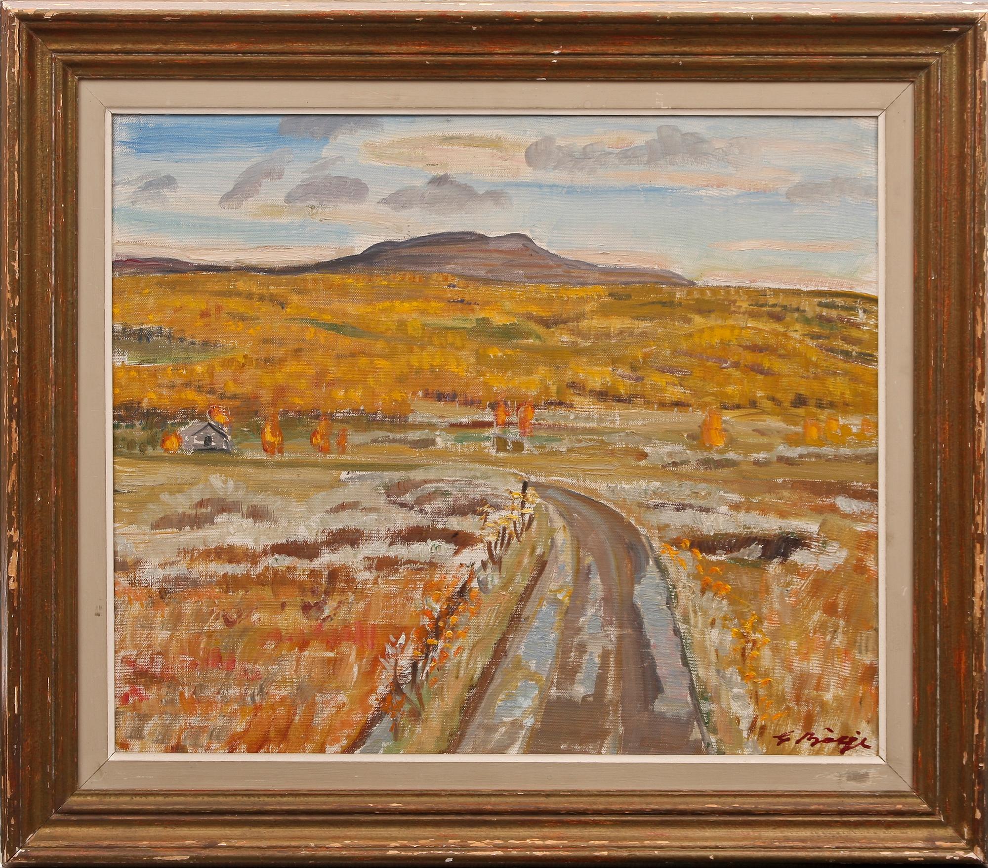 GIDEON BÖRJE, olja på duk, sign.