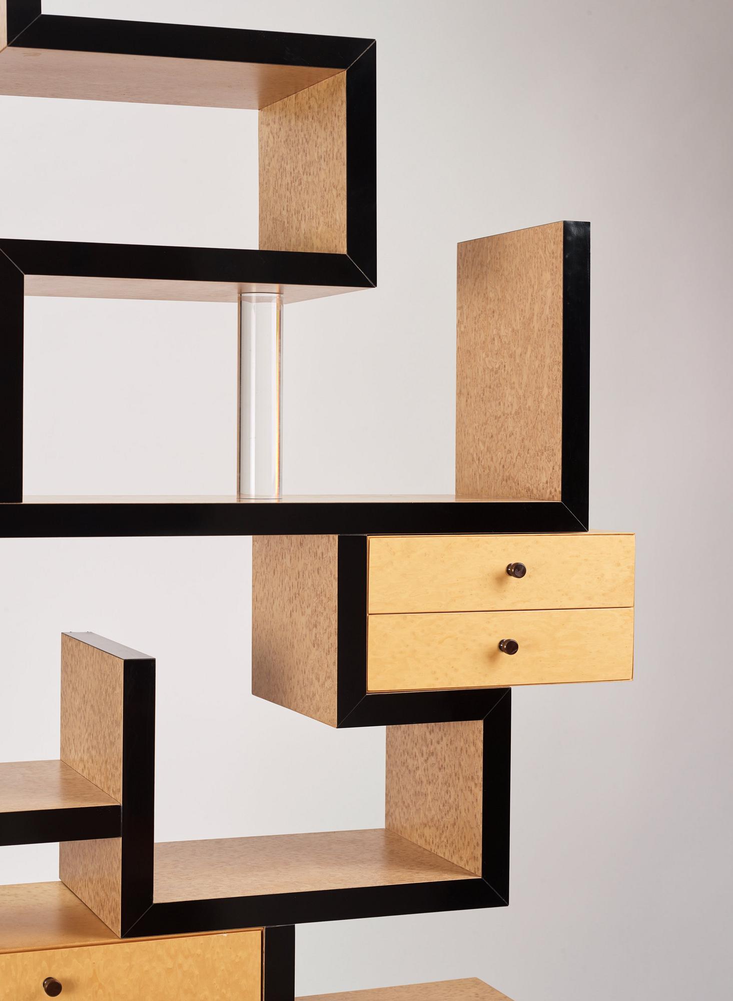 Ettore Sottsass, a "Max" bookcase, Memphis, Italy, post 1987.