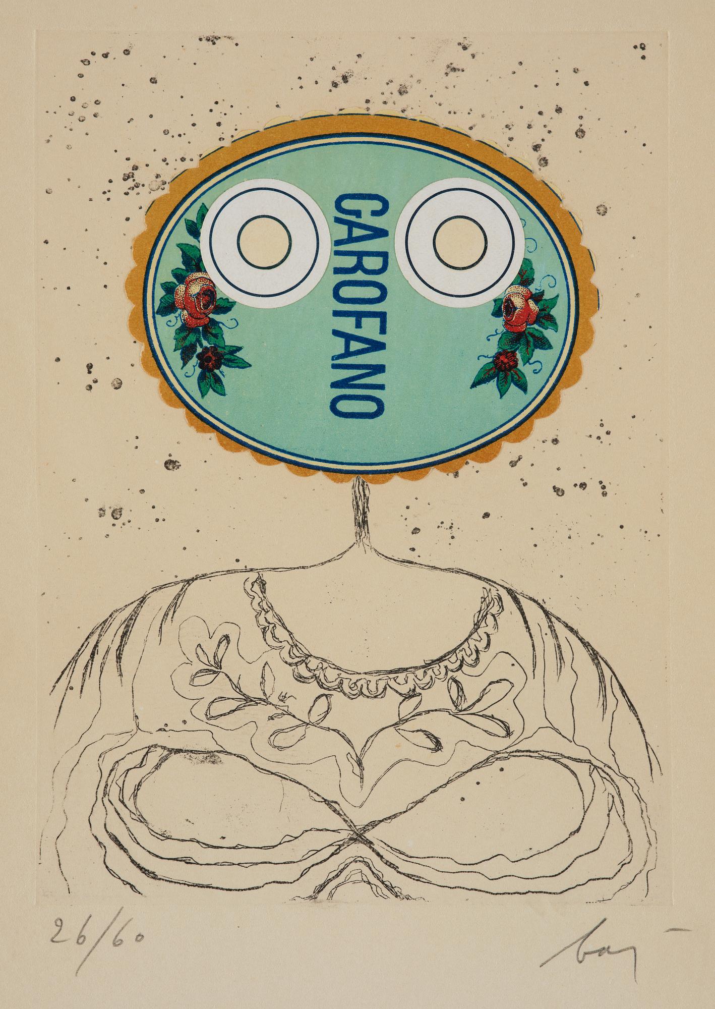 Enrico Baj, "Garofano".