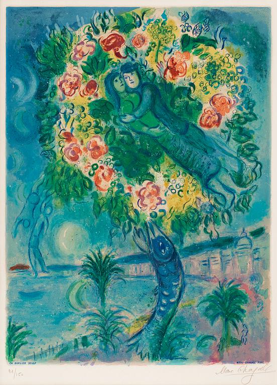 Marc Chagall, "Couple et poisson"; ur: "Nice et la Côte d'Azur".