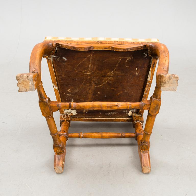 An 18th century chair.