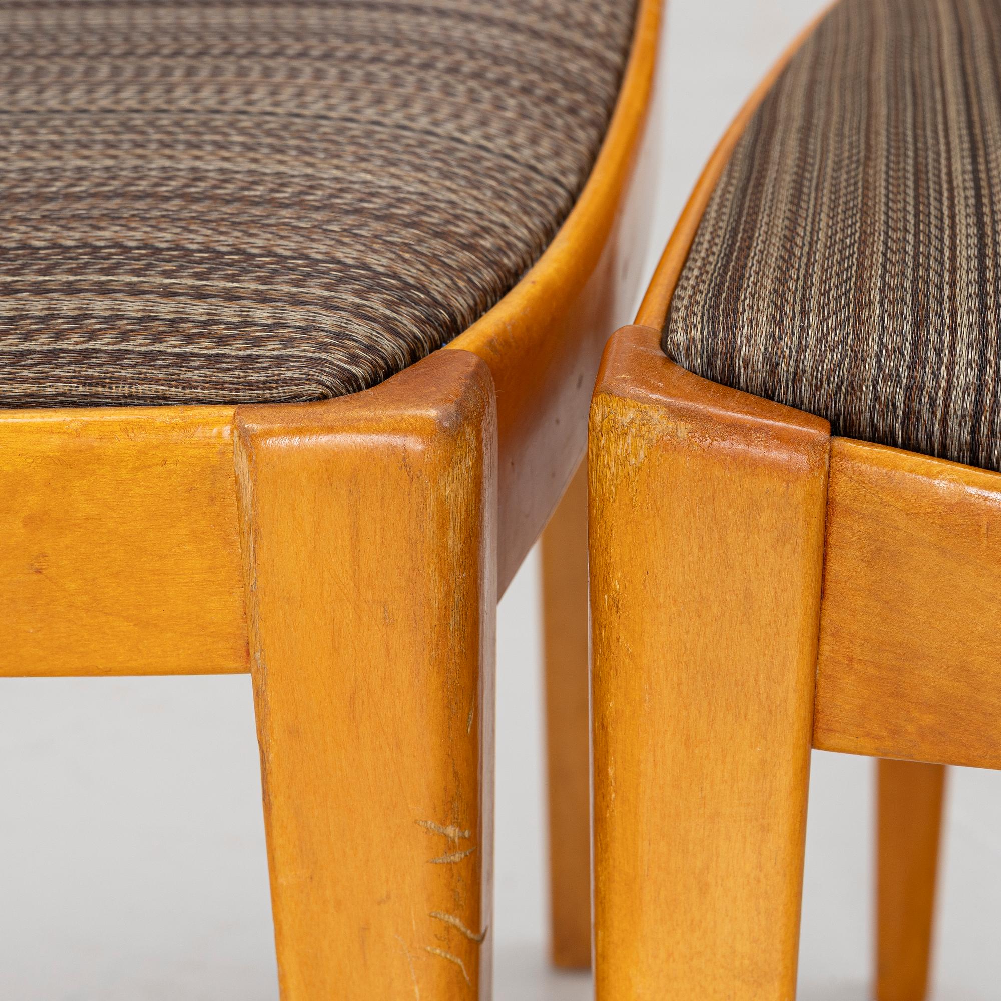 Carl Malmsten, Four chairs, “Herrgården”, Bodafors.