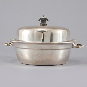 KAVIARSKÅL, sterlingsilver, James Dixon & son, England, 1800-tal, vikt ca 625 gram.
