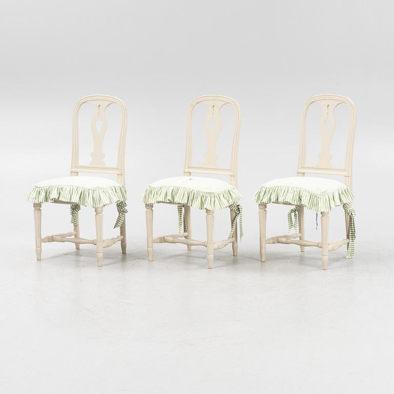 Stolar, 3 st, "Hallunda", IKEA:s 1700-tals serie 1990-tal.