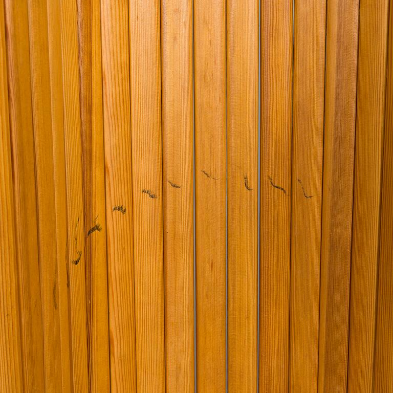 Alvar Aalto, vikskärm, modell 100 för O.Y. Huonekalu- ja Rakennustyötehdas A.B. 1900-talets mitt.