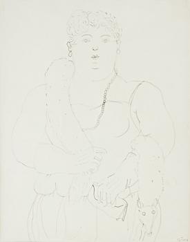527. Fernando Botero, "Femme et son étole".