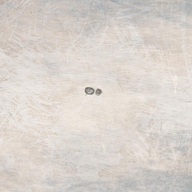 A silver coffee pot, 1920's/30's.