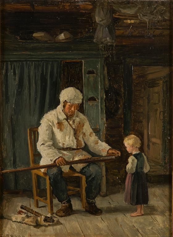 Adolf von Becker, Säljägare med dotter.