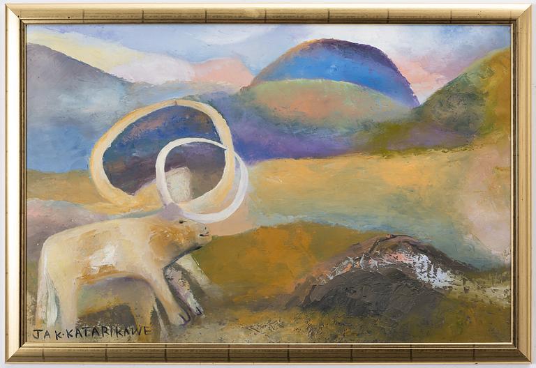 Jak Katarikawe, Buffalo in a Landscape.