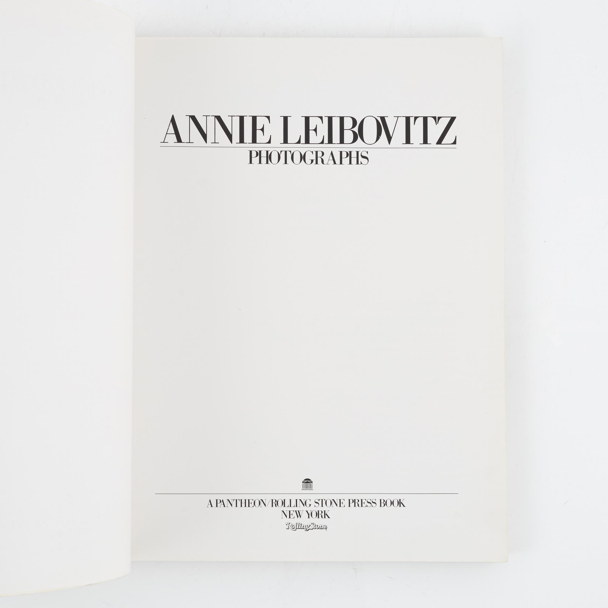Sally Mann, Nancy Burson, Annie Liebovitz, Cindy Sherman, 4 photobooks.