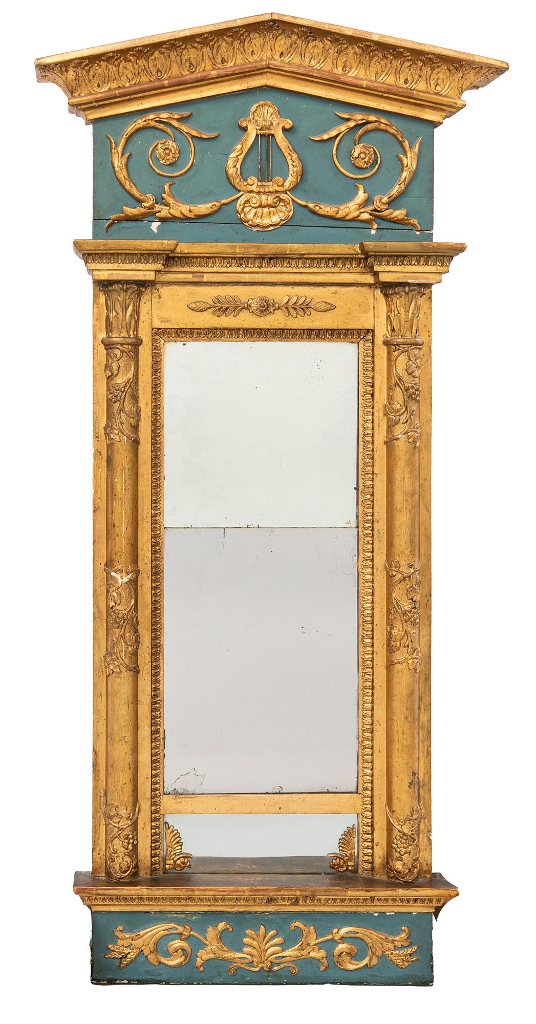 Spegel, Johan Martin Berg (spegelfabrikör i Göteborg 1803- ca 1837), Empire.