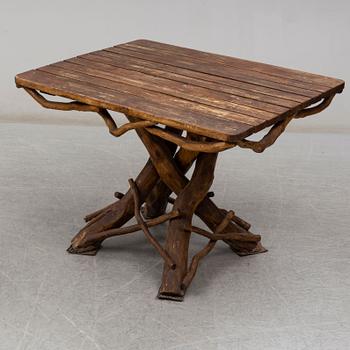 TRÄDSGÅRDMÖBEL, 5 delar, sk grenmöbel, 1900-tal.