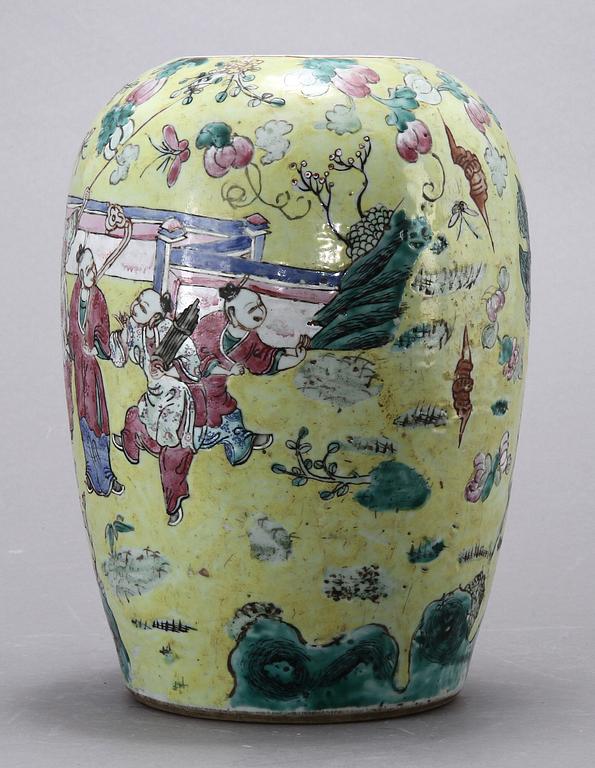 URNA, porslin, Kina, 1800-tal.