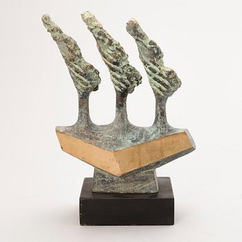 HEIKKI HÄIVÄOJA, skulptur, metall, signerad och daterad -92, numrerad 9/25.