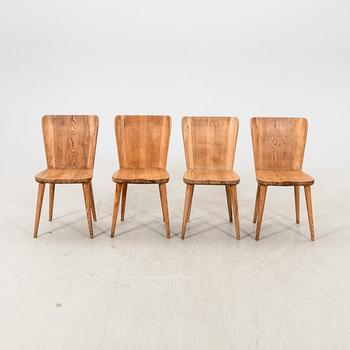 Göran Malmvall, stolar  4 st, "modell 510", Svensk Fur, Karl Andersson och söner, 1900-talets mitt.