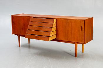 Nils Jonsson, a trio teak sideboard from Troeds later part of the 20th century.