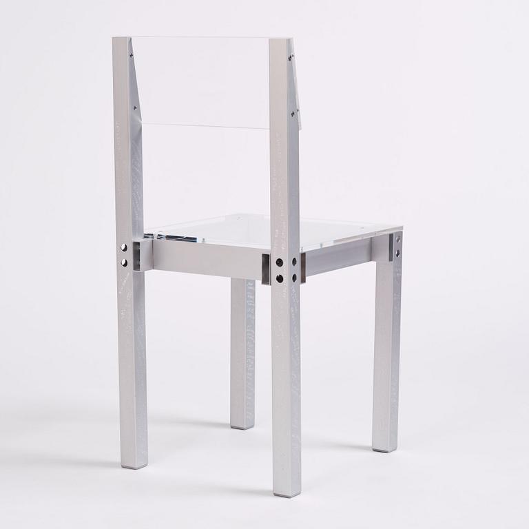 Fredrik Paulsen, stol, unik, "Chair One, Heroes", JOY, 2024.