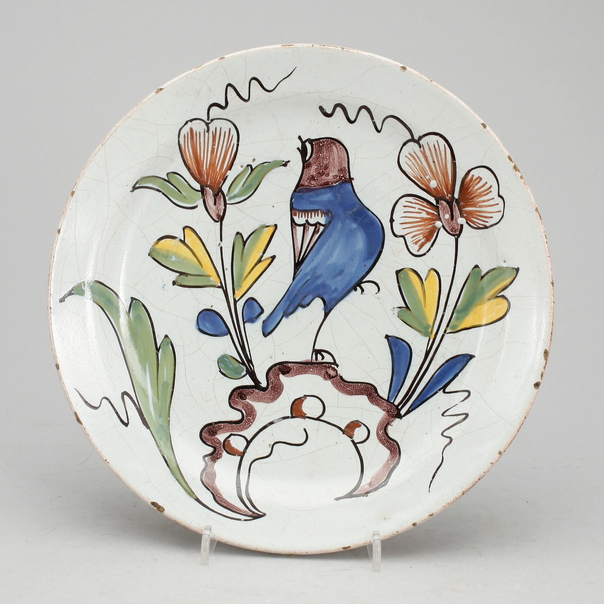 FAT, fajans, 1700/1800-tal.