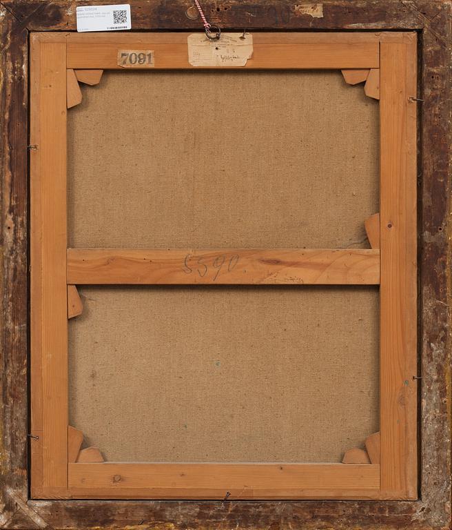 OKÄND KONSTNÄR, olja på uppfodrad duk, 1700-tal.