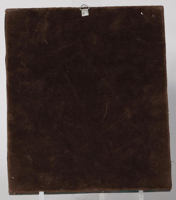 IKONER,2 st, trä, silver, mässing, trol Ryssland.