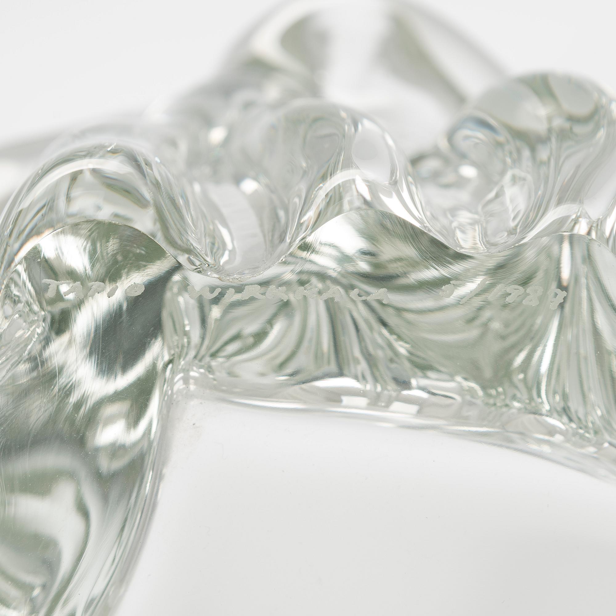 Tapio Wirkkala, vas, "Kalvolan Kanto" (Stubbe), signerad Tapio Wirkkala 5 / 1987.