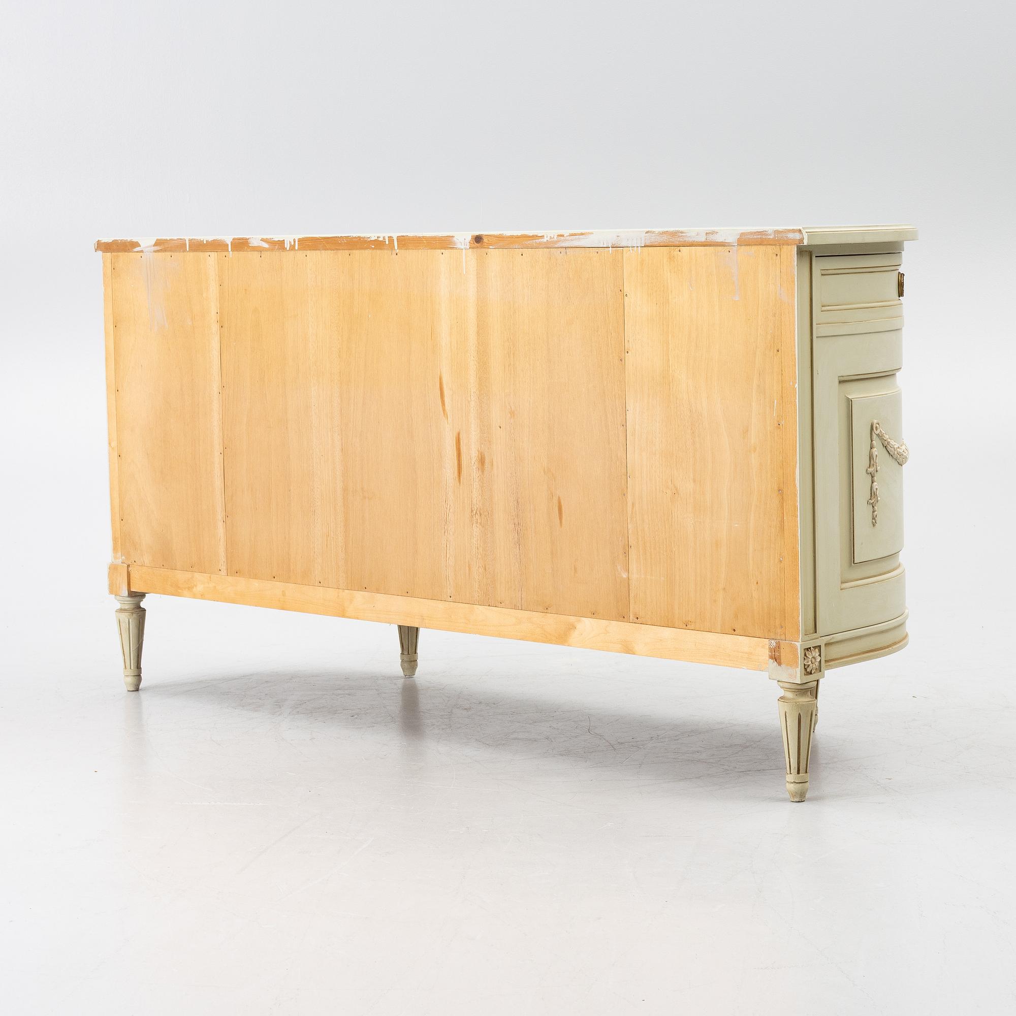 A Gustavian style sideboard, circa mid-20th century.