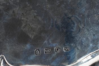 SALVER, silver. London 1771. Ca 500 gram.