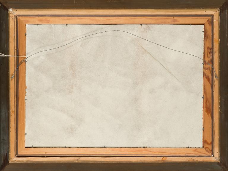 Veikko Vionoja, olja på pannå, signerad och daterad -79.