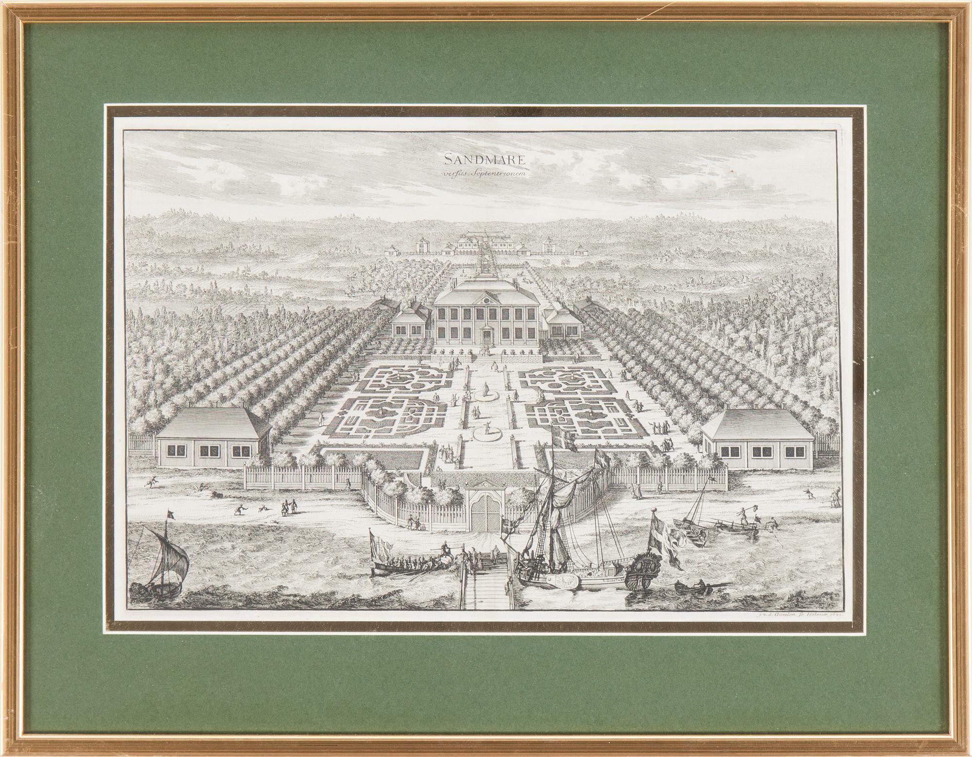 KOPPARSTICK, 14 stycken. Ur "Suecia Antiqua", 1700-tal.