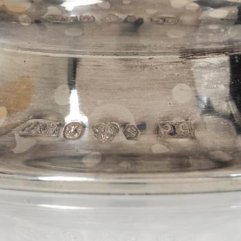 Guldsmedsaktiebolaget (GAB), Punch mugs, 6 pcs, silver, Stockholm 1962-1965.