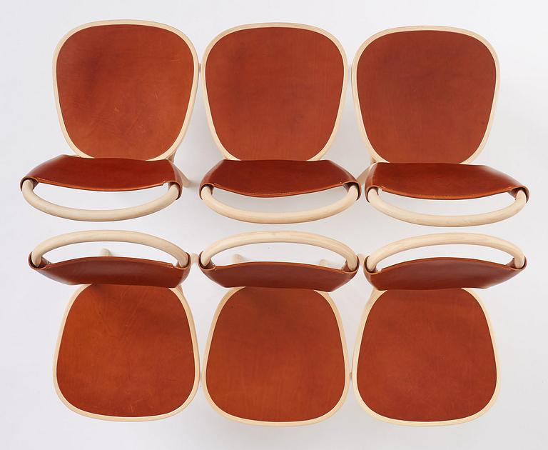 Jonas Bohlin, stolar, 6 stolar, "Vilda 3", Gemla, Diö, 2018.