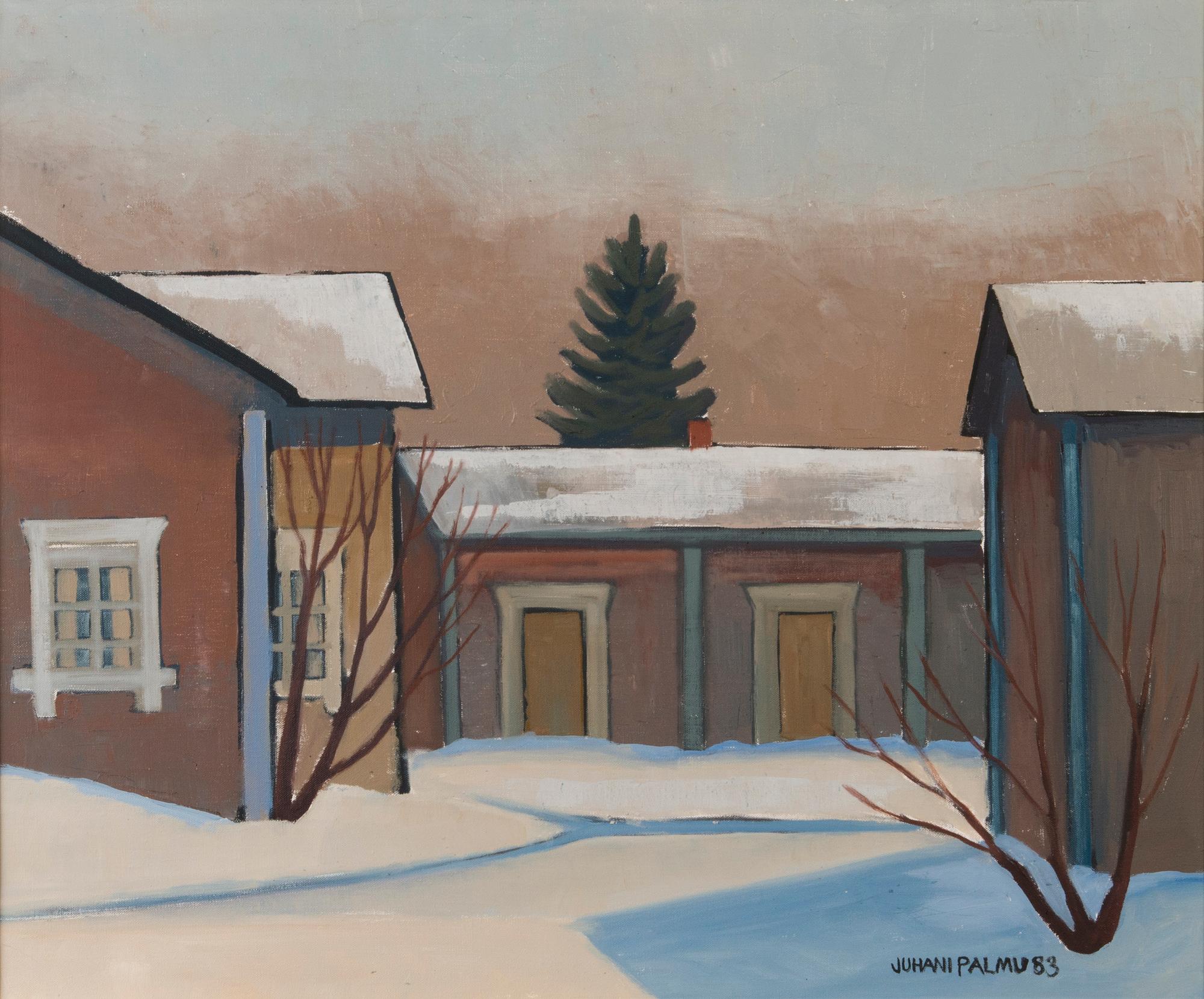 JUHANI PALMU, oil on canvas, signed and dated-83.