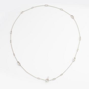 An Hermès silver necklace "Farandole".