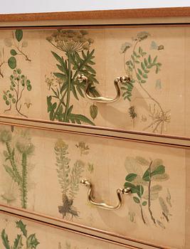 Josef Frank, a "Flora" chest of drawers, Firma Svenskt Tenn, Sweden ca. 1940.