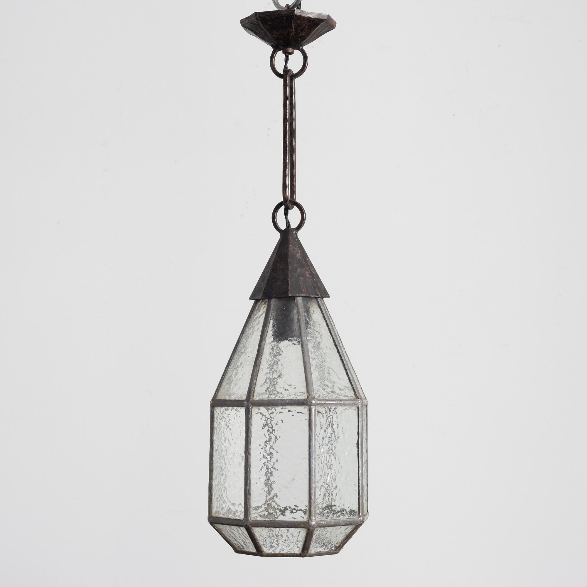 Harald Notini, a model "5994" ceiling lamp, Arvid Böhlmarks Lampfabrik, Stockholm, 1920s-30s.