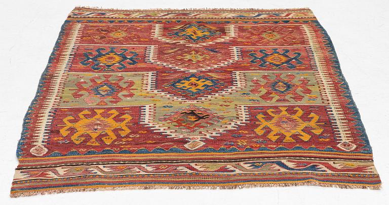 A Konya Kavak Kilim, c 155 x 120 cm.