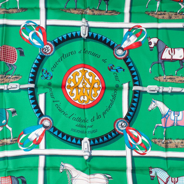 Hermès, scarf, "Couvertures et Tenues de Jour".