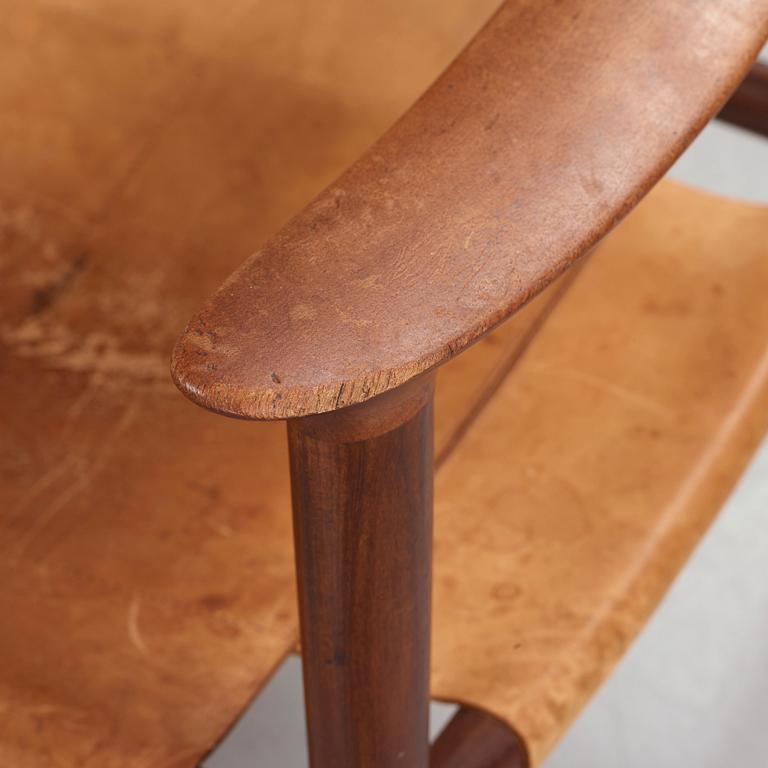 ADOLF RELLING & SIGURD RESELL, karmstolar, ett par "56/2 Bambi-serien", Rastad & Relling, Norge 1950-60-tal.