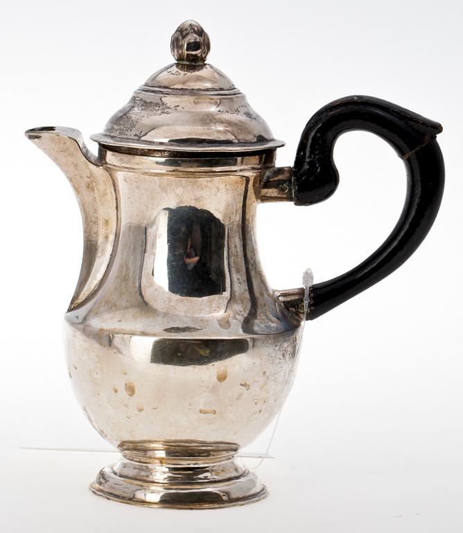KAFFEKANNA, silver, Wien 1782.