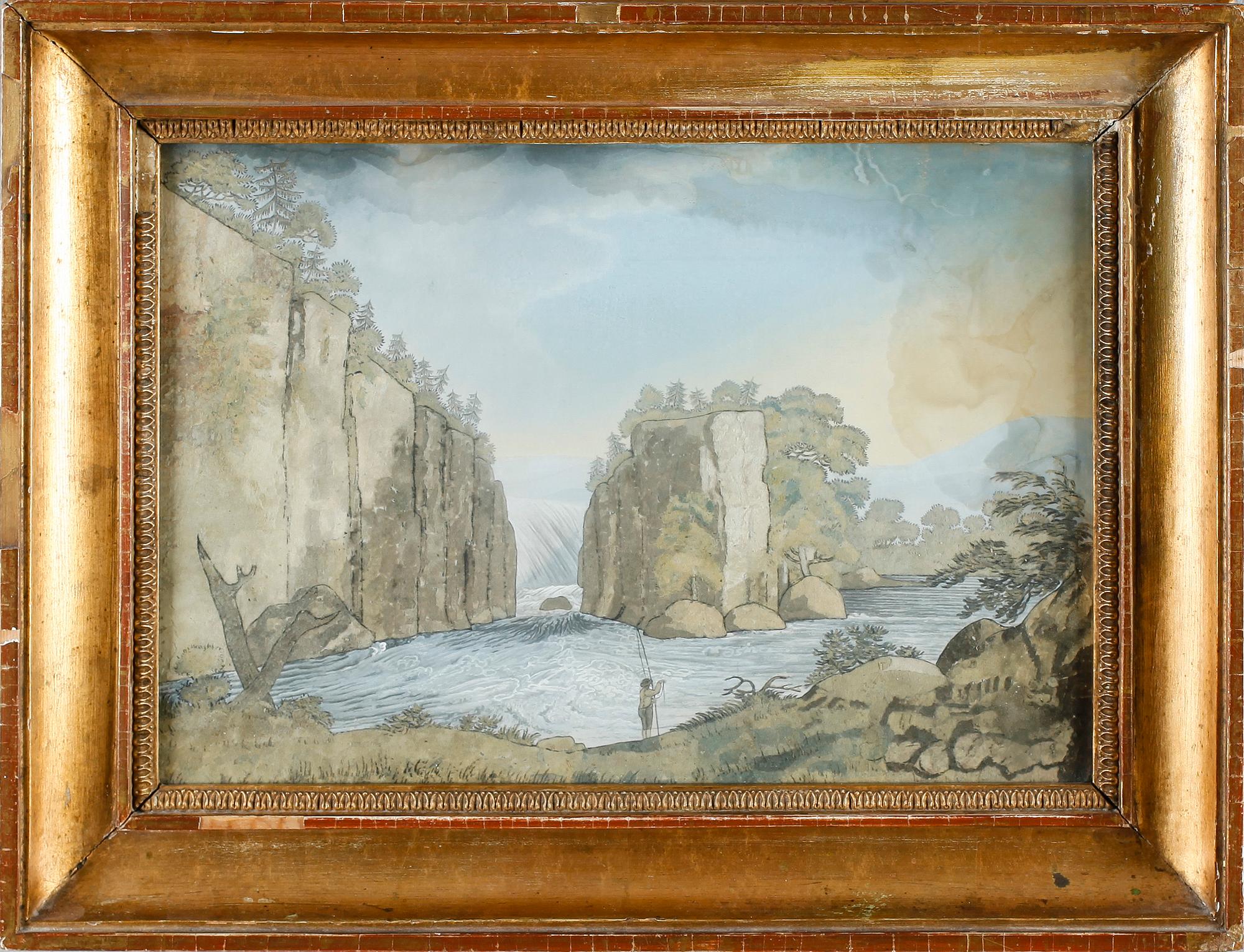 OKÄND KONSTNÄR, ett par, gouache på siden, 1800-talets första hälft.