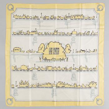 SCARF, Hermès, "Les Ponts de Paris" issued 1952.