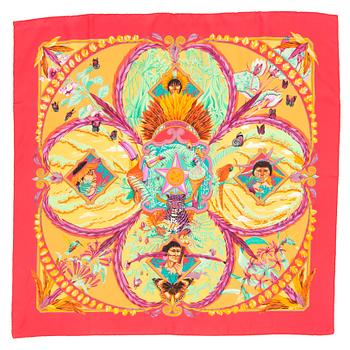 727. HERMÈS, scarf, "Amazonia".