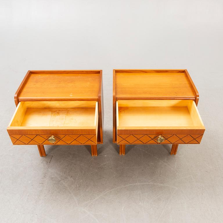 Bedside table, a couple, 1940s-50s.