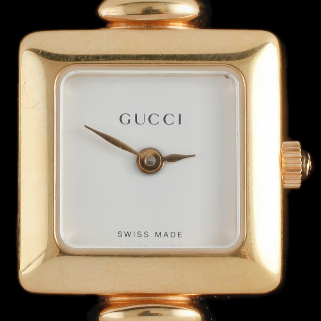 ARMBANDSUR, gulmetall, Gucci, 1900-talets slut.