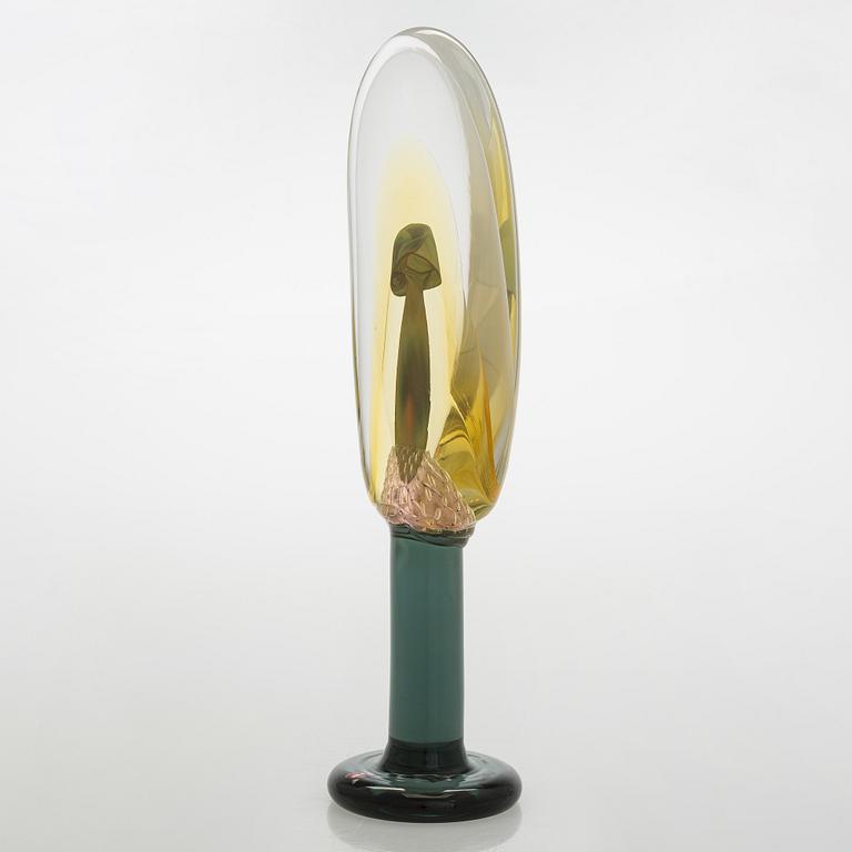 Oiva Toikka, skulptur, "Lollipop", signerad Oiva Toikka, Nuutajärvi 2009 86/100.