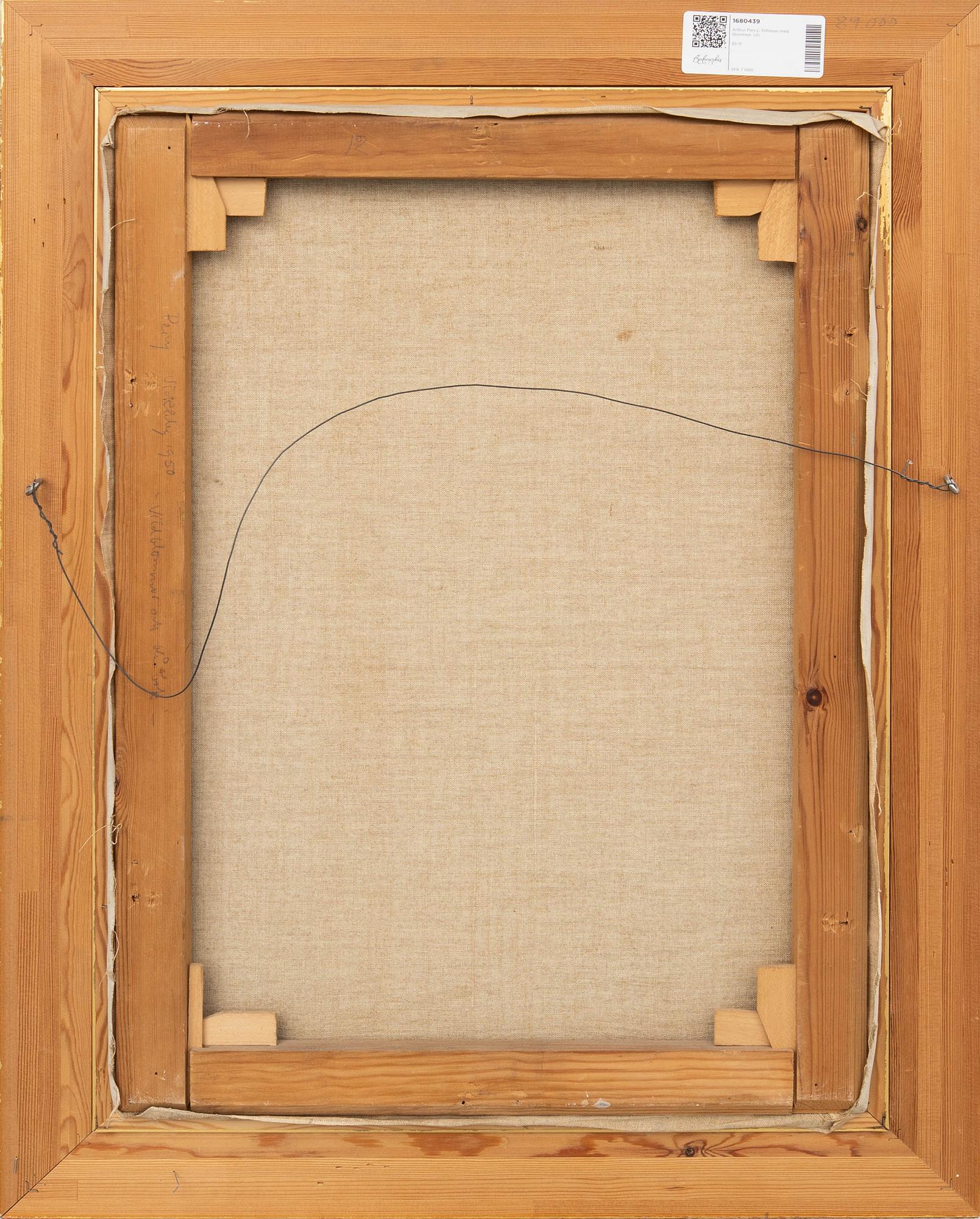 Arthur Percy, Still life with flowers.