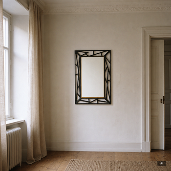 Mirror, 'Konkret', Eden mirror, Gustafs, 1950s/60s.