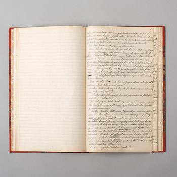MANUSCRIPT, original by Selma Lagerlöf (1858-1940), "Kopparnageln".